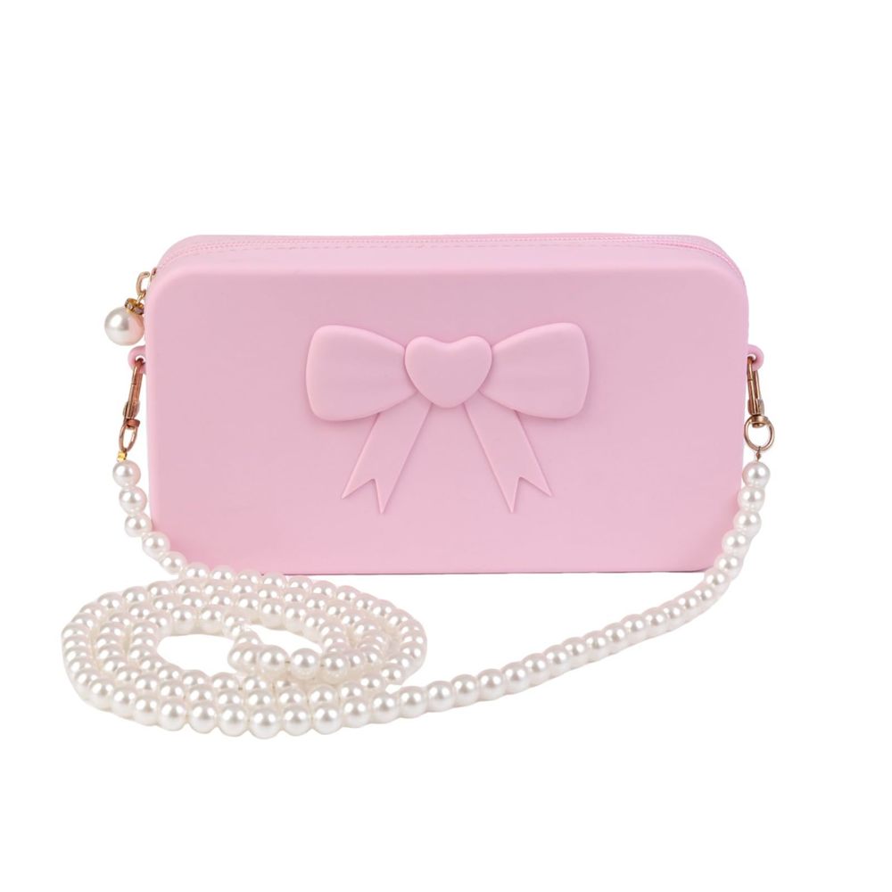 Heart Bow & Pearl Accent Bagsshoulder Bags, Crossbody Purses, Clutches, ;)